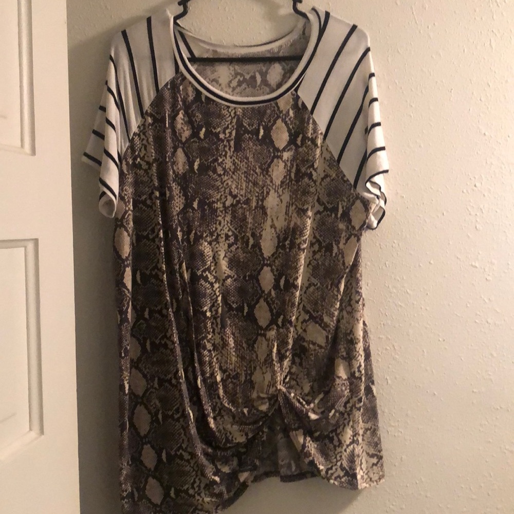 Snakeskin Top